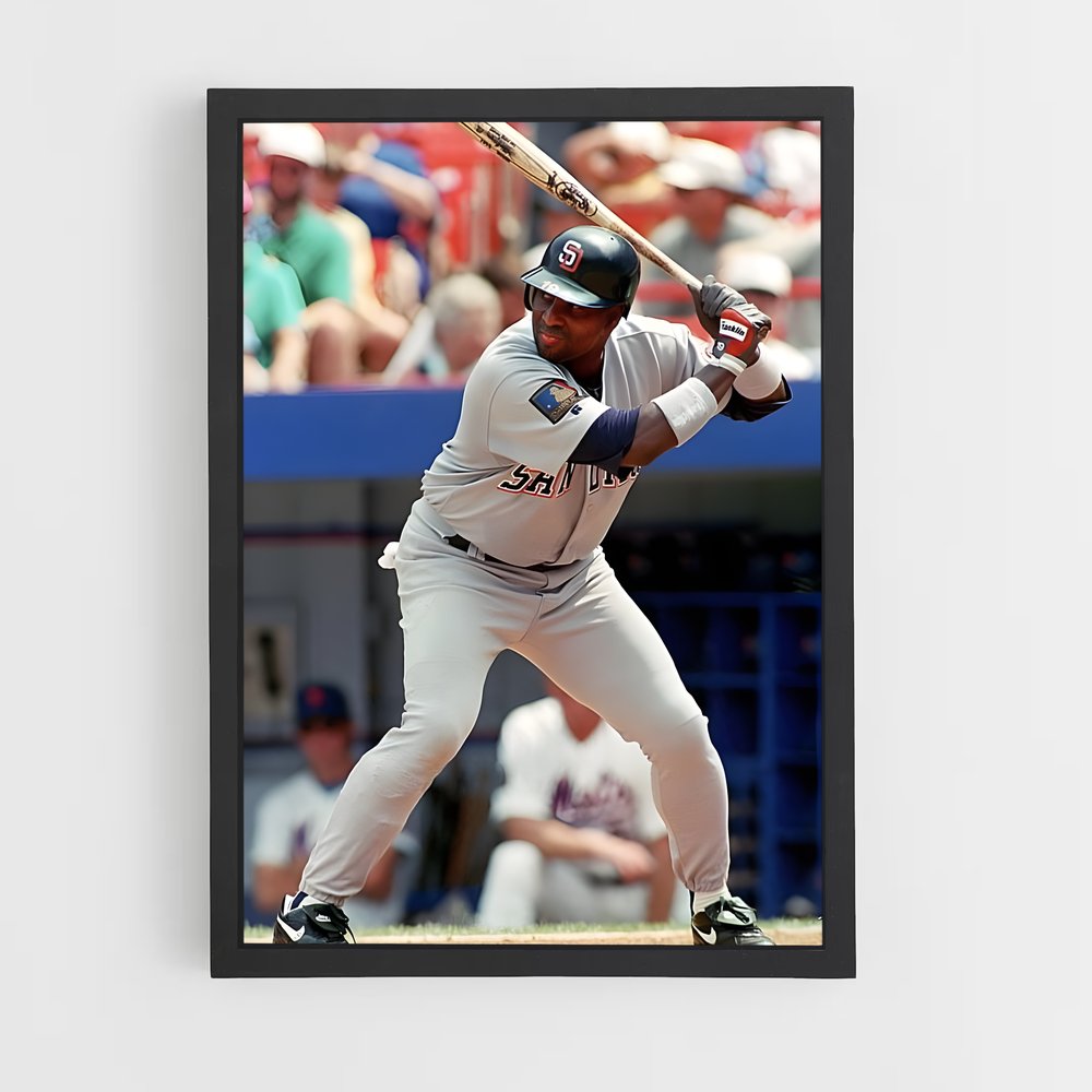 Poster Tony gwynn – affiche Baseball (vue 2)